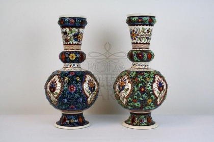 Városlőd pair of decorative vases