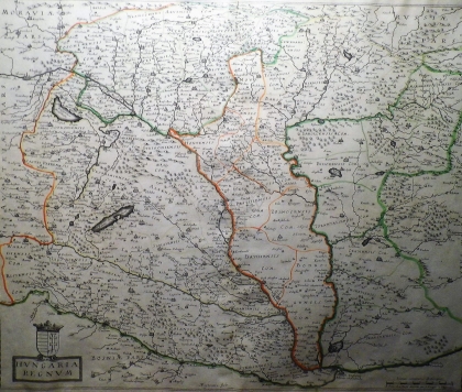 Nicolas (1600-1667): III. Ferdinán-kori Magyarország térképe