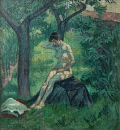 Nándor Honti (1878-1961): Nudes in the landscape