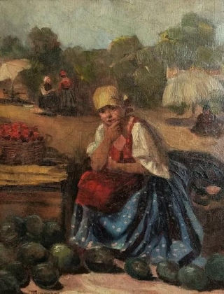 Turmayer (1879-1953): Melon for sale